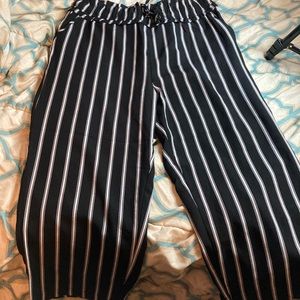 Pinstriped Interviewing Pants